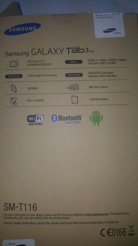 ****LATE ENTRY*** BRAND NEW  SAMSUNG GALAXY TAB 3 BLACK. LTE, 3G AND WIFI